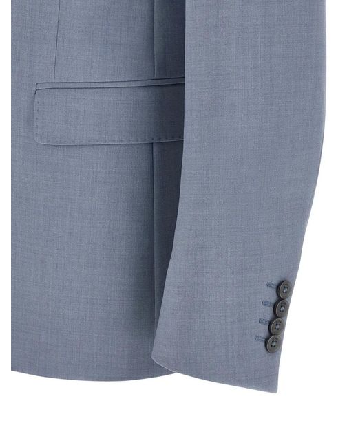 Pal Zileri Blue Flap-Pockets Suit for men
