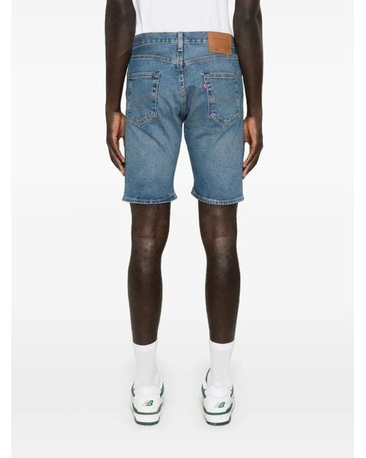 Levi's Blue 501 Original Straight-Cut Shorts for men