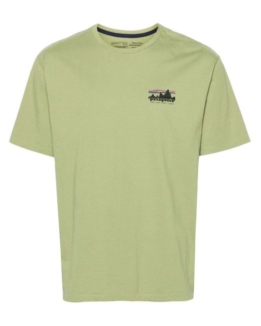 Patagonia Green '73 Skyline Organic Cotton T-shirt for men