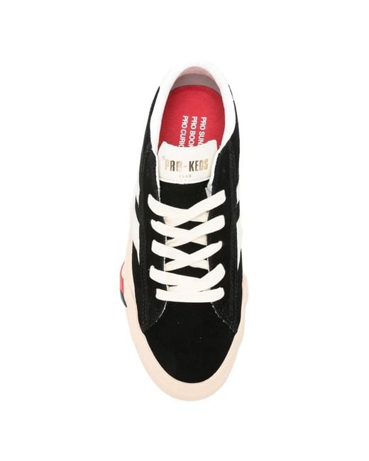 Pro Keds White Royal Classic Striped Sneakers