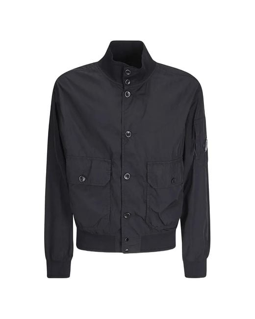 C P Company Blue Jacket Chrome-R Light for men