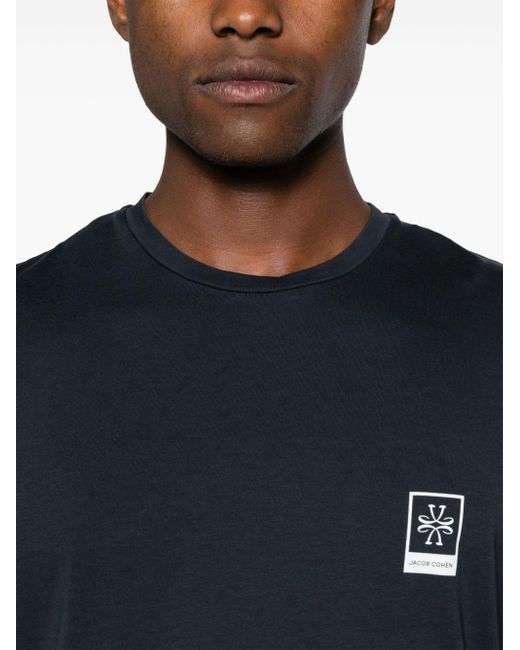 Jacob Cohen T-shirt Met Logoprint in het Blue voor heren