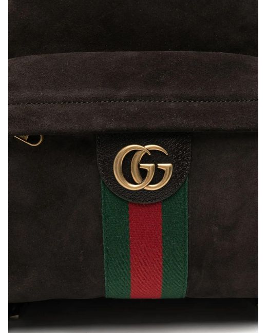 Gucci Black Medium Ophidia Backpack for men