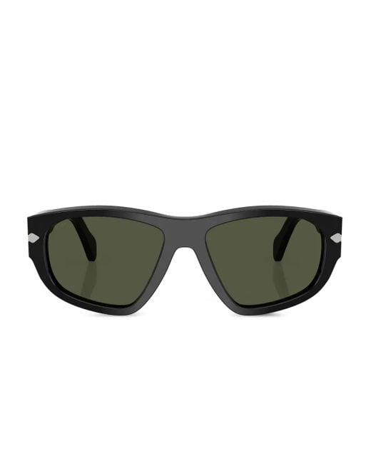 Persol Green Cat-Eye Frame Sunglasses
