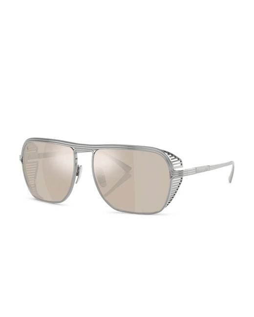 Ferrari Metallic Logo-Engraved Sunglasses