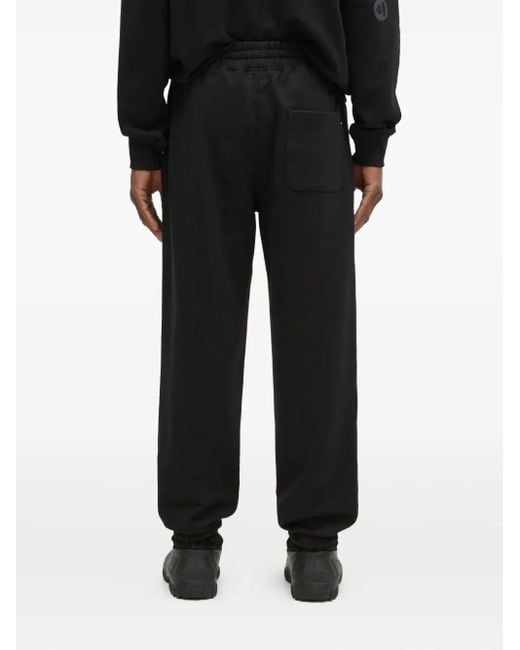 Thisisneverthat Black Elasticated-Ankle Track Pants for men