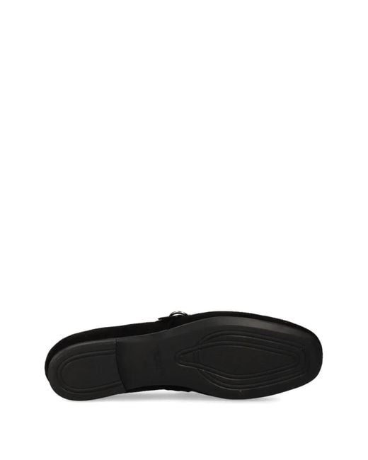 Vagabond Black Jolin Buckle-Strap Ballet Flats