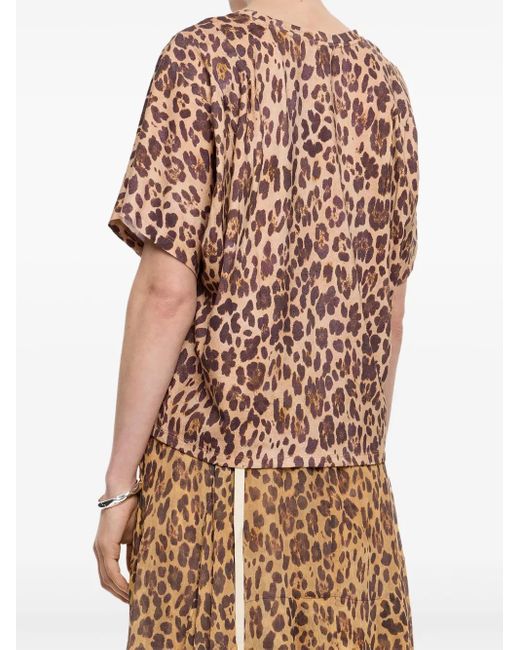 Bimba Y Lola レオパード トップ Pink