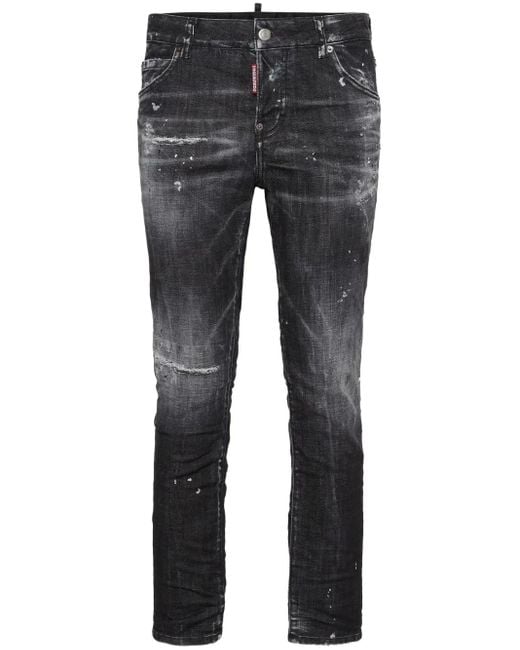 Vaqueros skinny con efecto envejecido DSquared² de color Gray