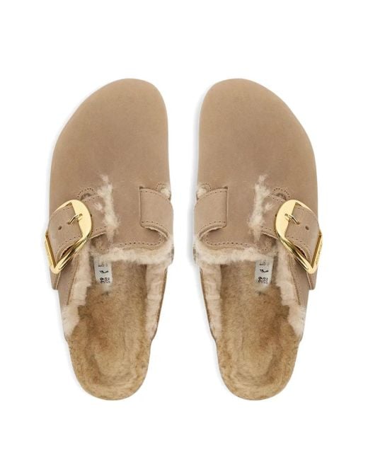 メンズ Birkenstock Boston Suede Mules Brown