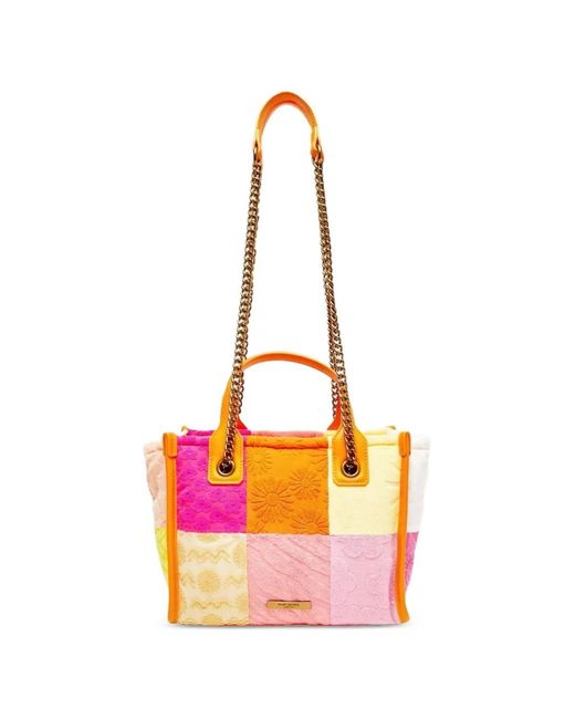 Kurt Geiger Pink Hoxton Tote Bag