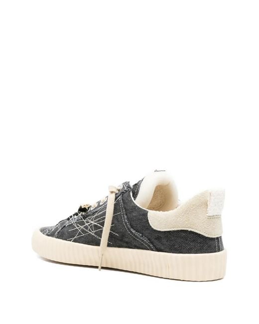 Springa White Wavy Sneakers for men