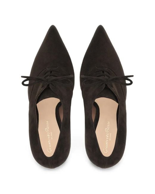 Gianvito Rossi Black Kourtney Pumps
