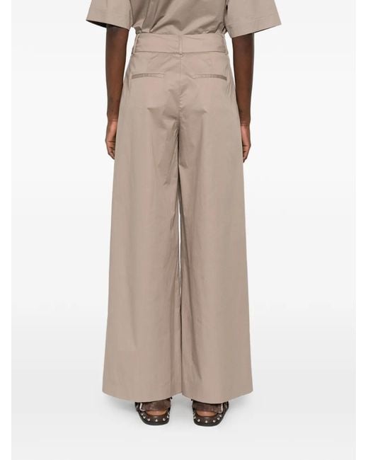 Peserico Natural Pleated Trousers