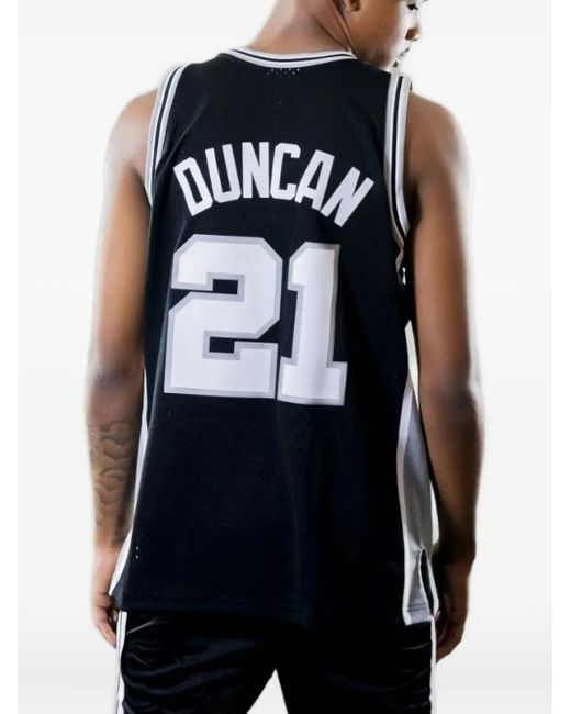 Mitchell & Ness Blue San Antonio Spurs Jersey for men