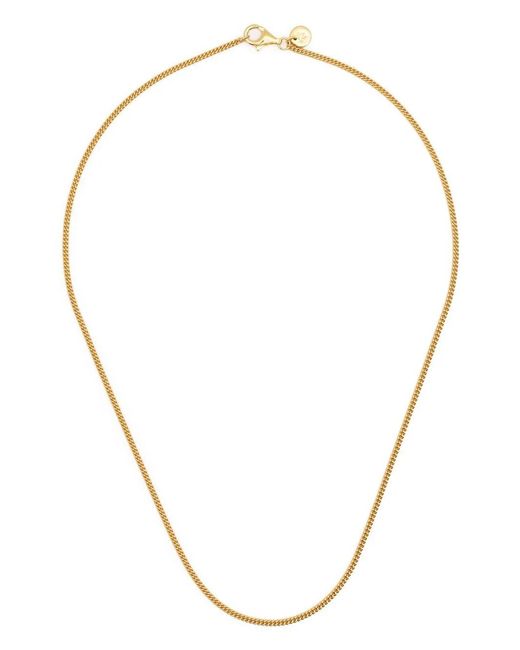 Tom Wood Metallic Slim Curb Chain Necklace