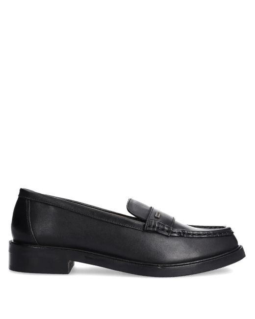 Barbour Black Leather Loafers