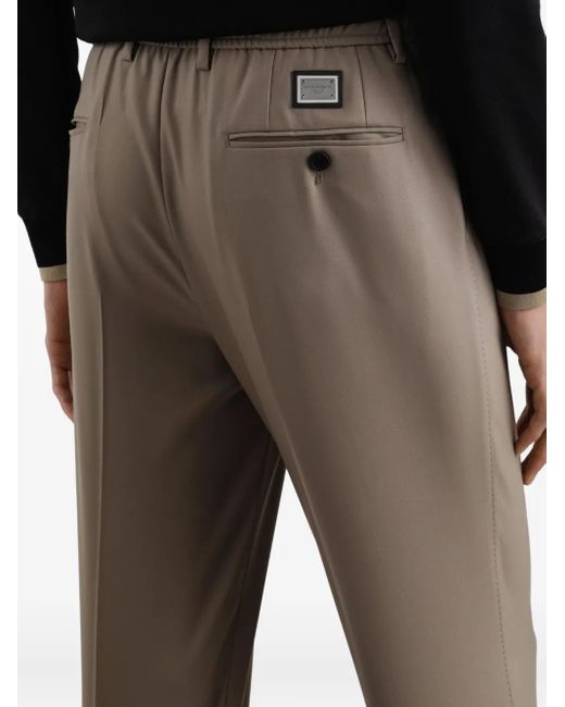 Dolce & Gabbana Gray Tailored Trousers for men