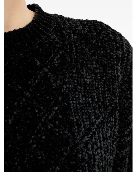 ARMANI EXCHANGE Black Textured Sweater