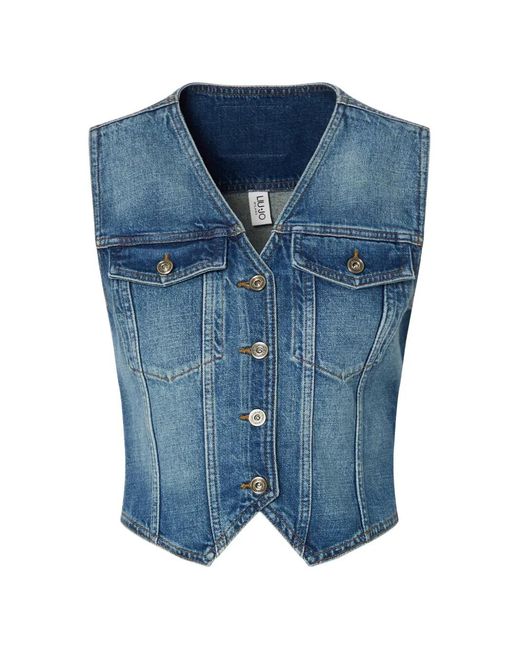 Liu Jo Blue Denim Vest
