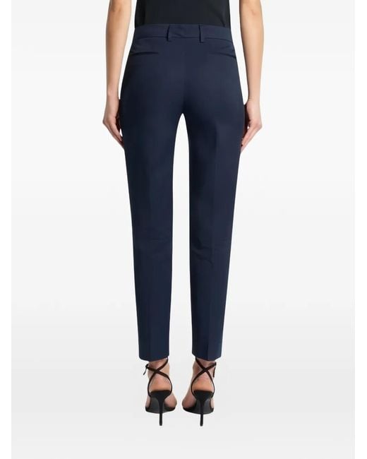 PT Torino Blue New York Slit-Hem Trousers