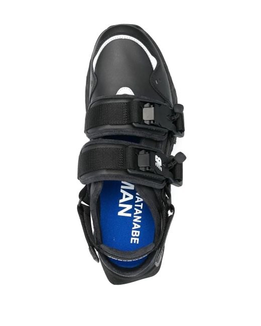New Balance Black X Junya Watanabe X Comme Des Garçons Buckle-Fastening Sneakers for men