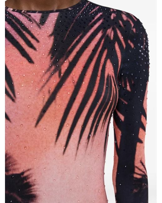 Rabanne White Thunderstorm-Printed Maxi Dress