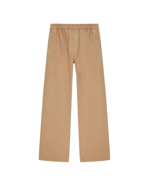 Pantalon À Taille Élastiquée MSGM pour homme en coloris Natural