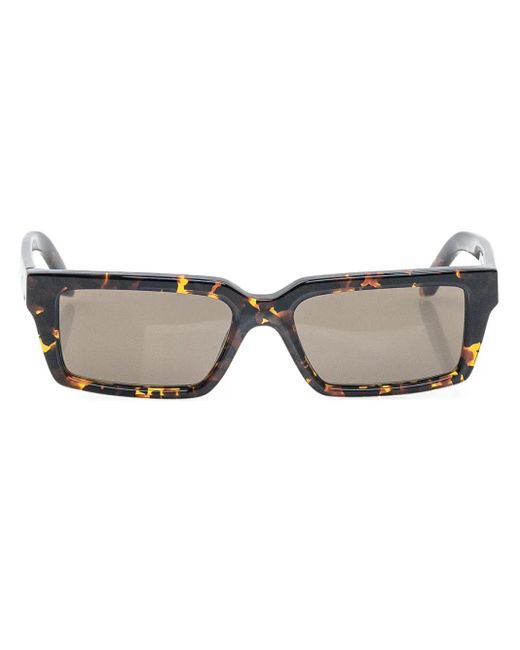 Off-White c/o Virgil Abloh Gray Warren Rectangle-Frame Sunglasses for men