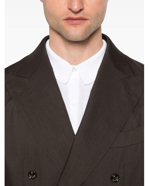 Montecore Brown Wool Blazer for men