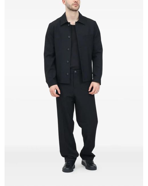 SELECTED Blue Button Fly Trousers for men