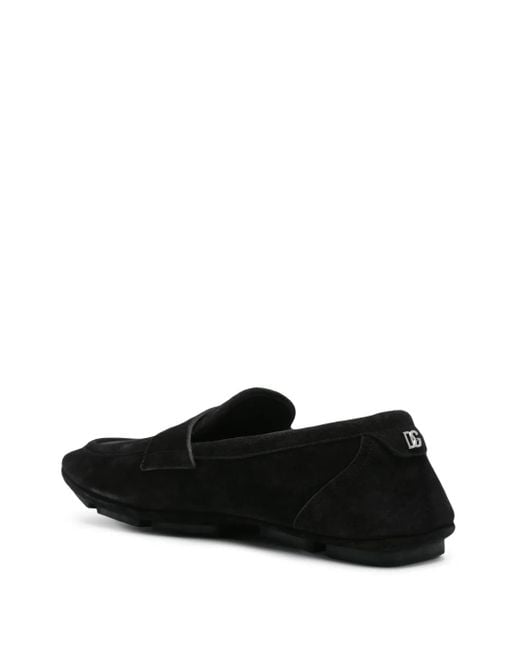Dolce & Gabbana Black Flat Shoes for men