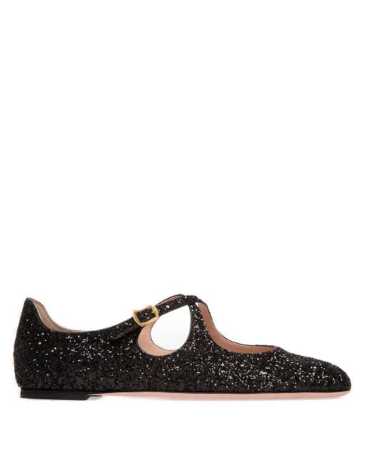 Bally Black Rina Flats