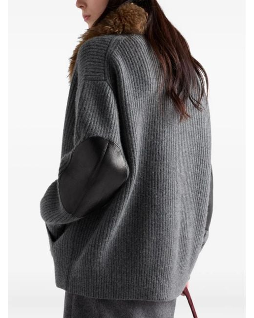 Prada Kasjmier Vest in het Gray