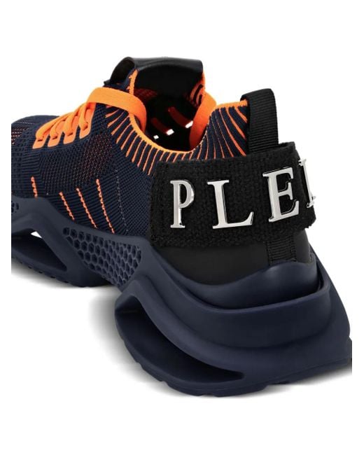 Philipp Plein Blue Iconic Sneakers