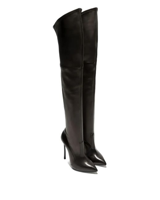 Casadei Black 115Mm Blade Boots