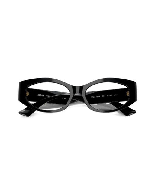 Versace Black Cat Eye-Frame Glasses