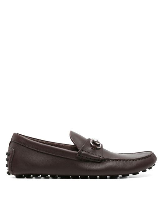 Gucci Brown Flat Shoes for men