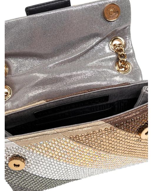 Kurt Geiger Gray Mini Kensington Crossbody Bag