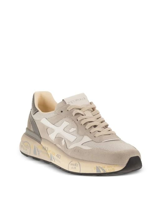 Premiata White Mick Sneakers for men
