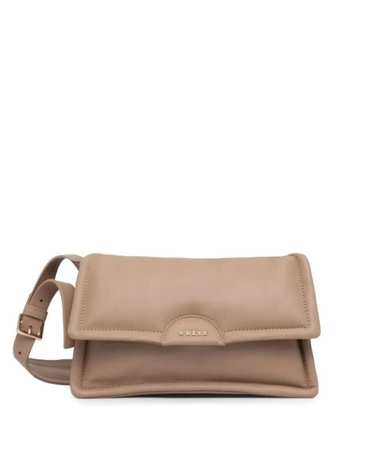 Guess Brown Eva Shoulder Bag