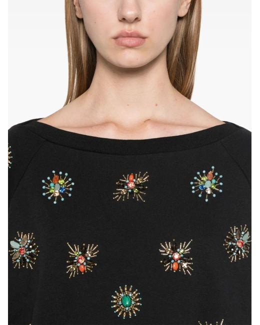 Felpa Con Ricamo di Emilio Pucci in Black