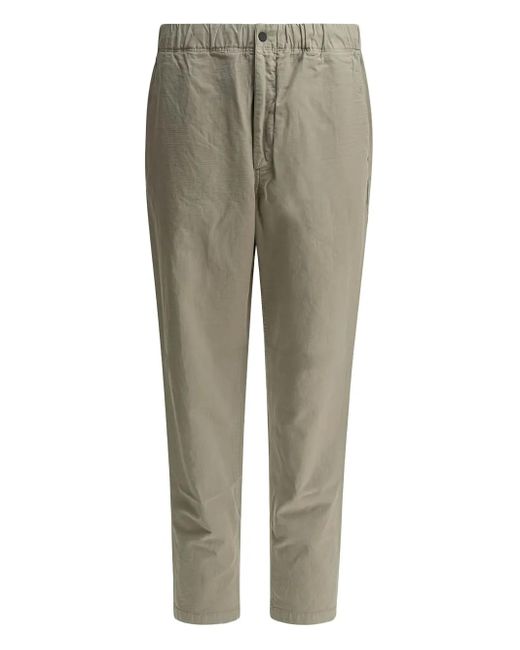 Norse Projects Gray Cotton-Blend Straight-Leg Trousers for men