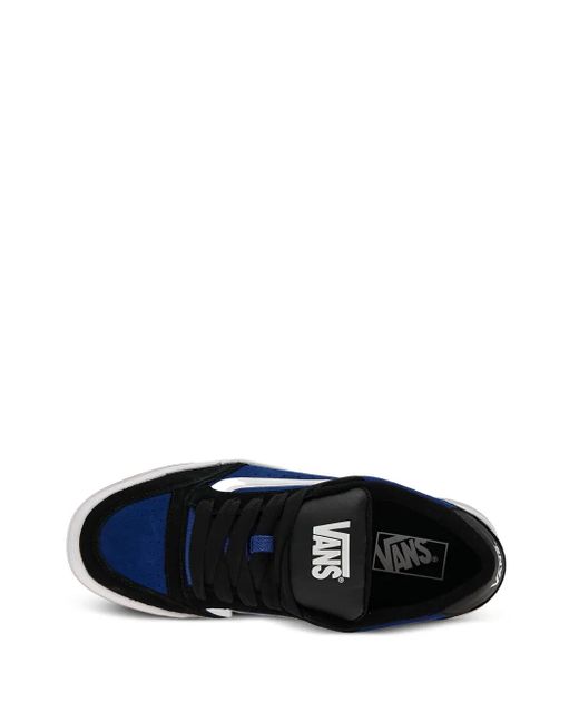 Vans Blue Hylane Suede-Panel Sneakers