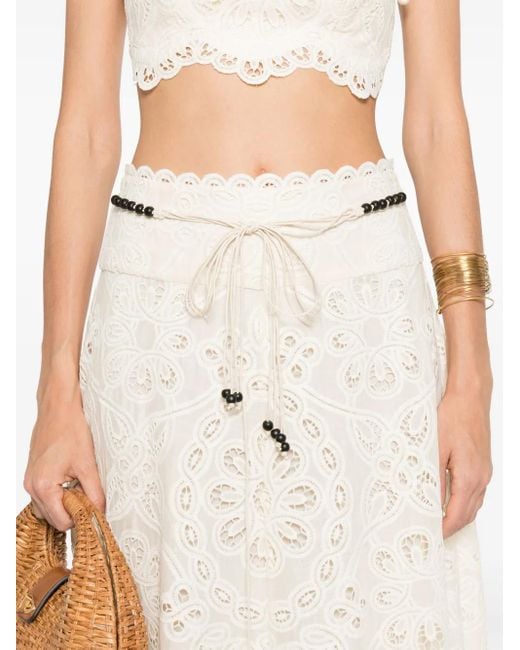Zimmermann Natural 'Rhiannon' Skirt
