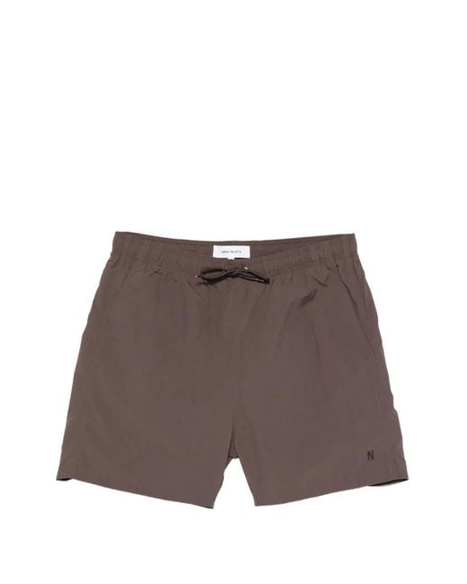 Norse Projects Purple Kattegat Drawstring Swim Shorts for men