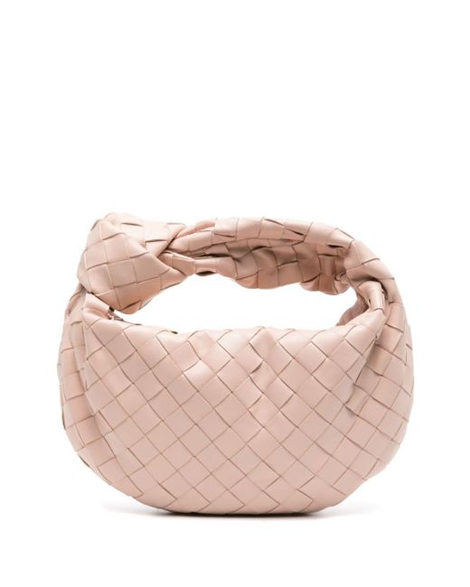 Bottega Veneta Pink Mini Jodie Tote Bag