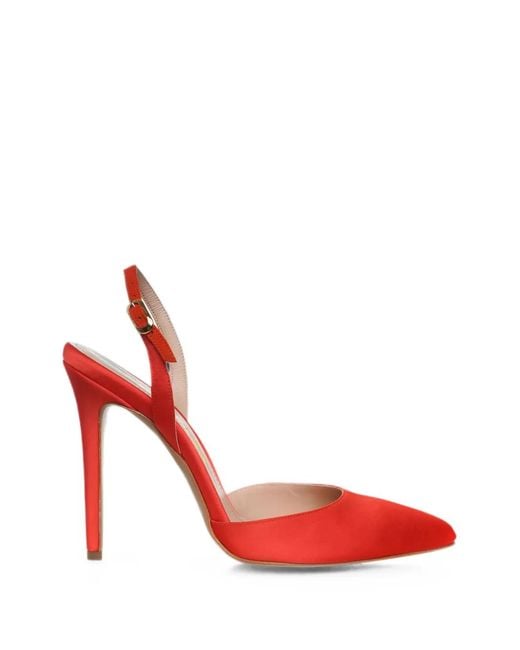Ginissima Red Alice Slingback Pumps