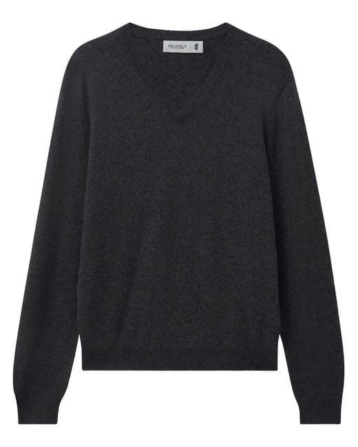 Pringle of Scotland Black V-Neck Cashmere Jumper for men