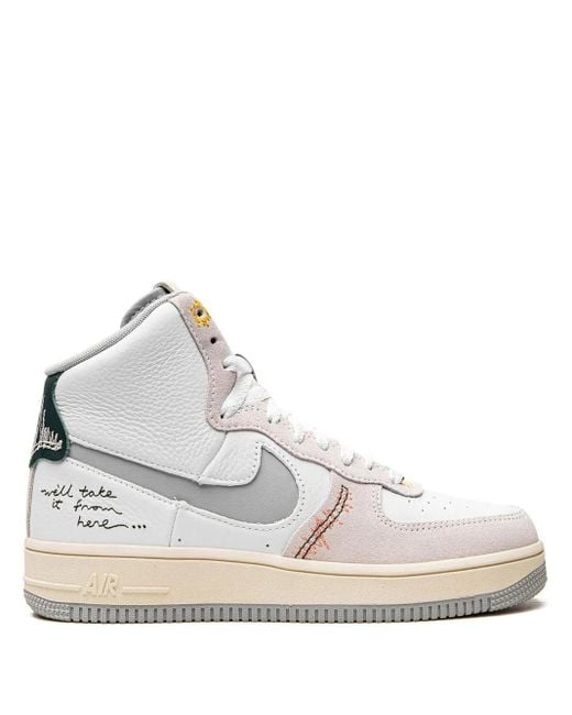 Baskets Montantes Air Force 1 Sculpt Nike en coloris White